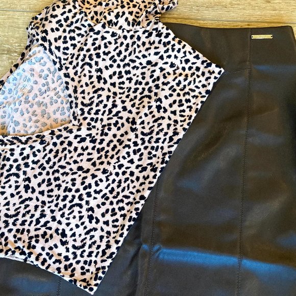 NWT Marc New York Andrew Marc Brown Pencil Skirt - Picture 9 of 9